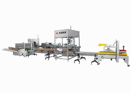 ST-ZX-500型全自動(dòng)開(kāi)箱、裝箱、封箱機(jī)組